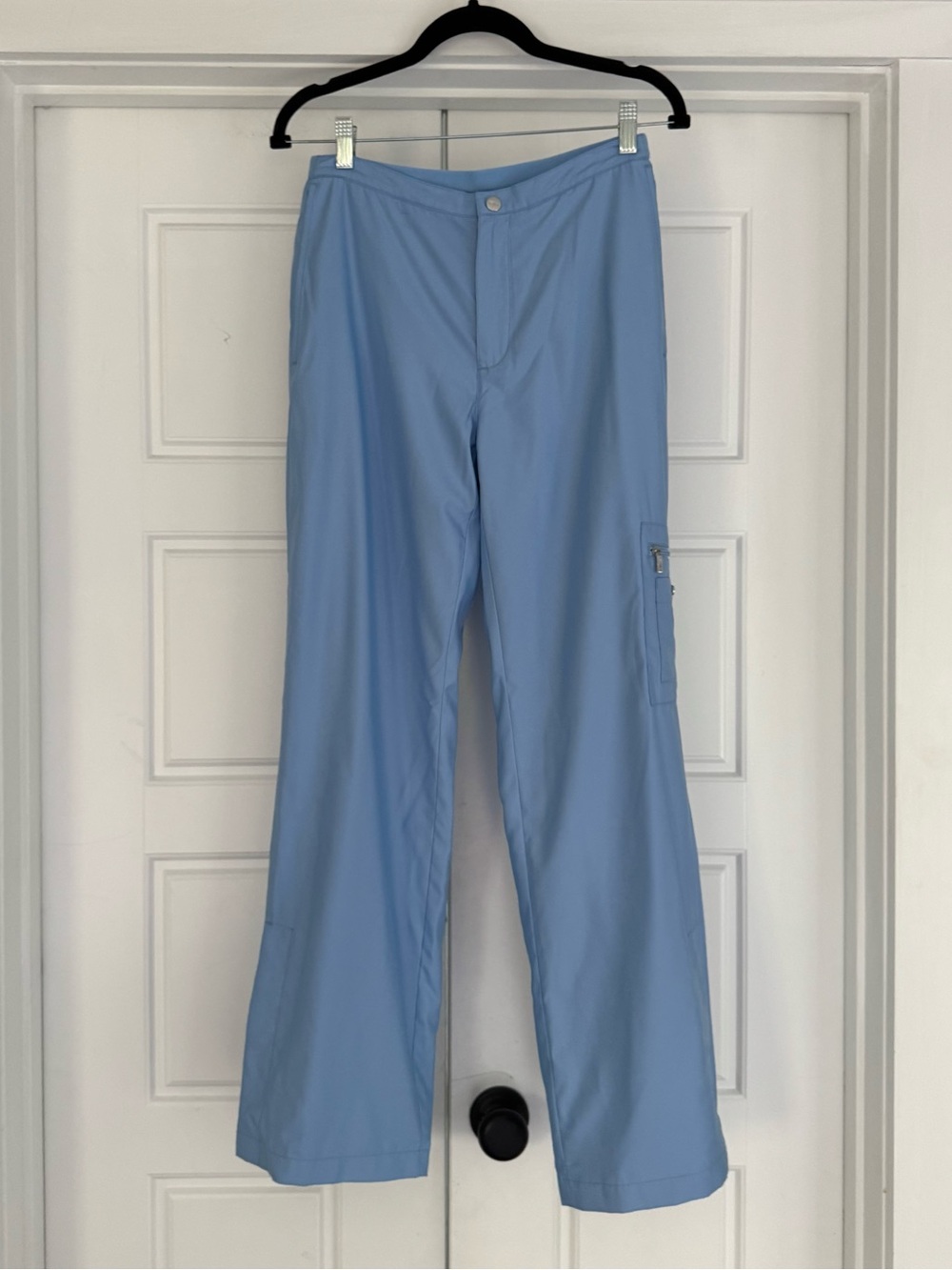 Ralph Lauren Golf Women’s Light Blue Fleece Lin Snap Bottom Pants - sz 4